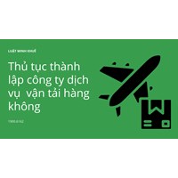 Thủ tục thành lập công ty dịch vụ  vận tải hàng không