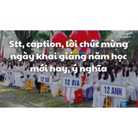 Stt, caption, lời chúc mừng ngày khai giảng năm học mới hay, ý nghĩa