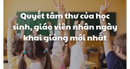 Quyết tâm thư của học sinh, giáo viên nhân ngày khai giảng mới nhất