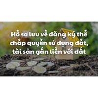 Hồ sơ lưu về đăng ký thế chấp quyền sử dụng đất, tài sản gắn liền với đất