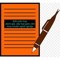 Biên bản họp đánh giá, xếp loại giáo viên theo chuẩn nghề nghiệp