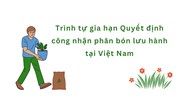 Trình tự gia hạn Quyết định công nhận phân bón lưu hành tại Việt Nam