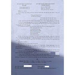 Tổng hợp các tài liệu ôn thi vào lớp 10 môn Ngữ Văn phần thơ và truyện