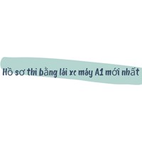 Hồ sơ thi bằng lái xe máy A1 mới nhất