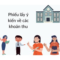 Phiếu lấy ý kiến về các khoản thu trong năm học