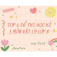 Top 6 đề thi học kì 1 môn Vật lý lớp 8 có đáp án