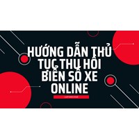 Hướng dẫn thủ tục thu hồi biển số xe online