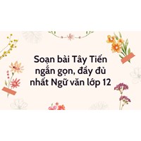 Soạn bài Tây Tiến ngắn gọn, đầy đủ nhất Ngữ văn lớp 12