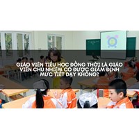 Giáo viên tiểu học đồng thời là giáo viên chủ nhiệm có được giảm định mức tiết dạy không?