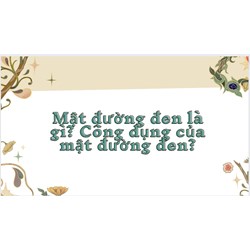 Mật đường đen là gì? Công dụng của mật đường đen?