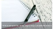 Tải Sổ chi tiết nguyên liệu, vật liệu, công cụ, dụng cụ, sản phẩm mẫu số S22-H