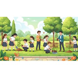 Nghị luận xã hội về việc trồng và bảo vệ cây xanh siêu hay
