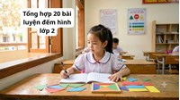 Tổng hợp 20 bài luyện đếm hình lớp 2