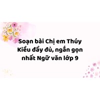 Soạn bài Chị em Thúy Kiều đầy đủ, ngắn gọn nhất Ngữ văn lớp 9