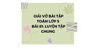 Giải vở bài tập Toán 5 bài 81 - Luyện tập chung
