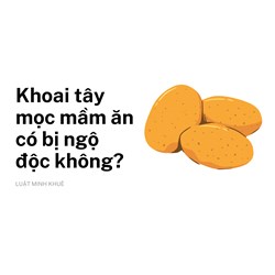 Khoai tây mọc mầm ăn có bị ngộ độc không?