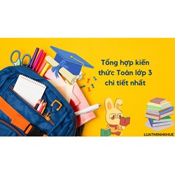 Tổng hợp kiến thức Toán lớp 3 chi tiết nhất