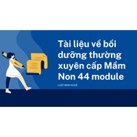 Tài liệu về bồi dưỡng thường xuyên cấp Mầm Non 44 module