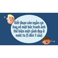 Viết đoạn văn ngắn cực hay về một bức tranh ảnh thể hiện một cảnh đẹp ở nước ta (5 đến 7 câu)