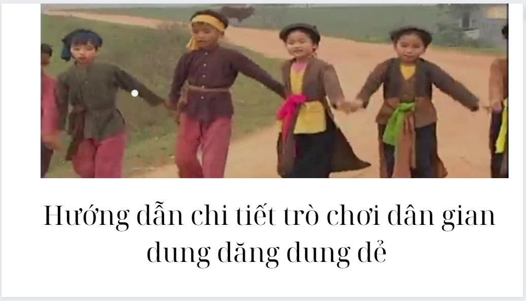 Hng dn chi tit tr chi dn gian dung dng dung d