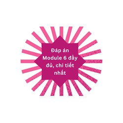 Đáp án trắc nghiệp Module 6 Tiẻu học, THCS chi tiết nhất