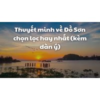 Thuyết minh về Đồ Sơn chọn lọc hay nhất (kèm dàn ý)