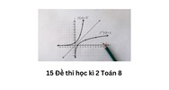 Top 15 Đề thi học kì 2 Toán lớp 8 có đáp án chi tiết