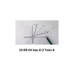 Top 15 Đề thi học kì 2 Toán lớp 8 có đáp án chi tiết