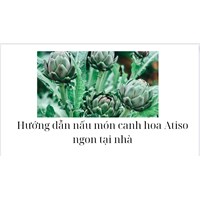 Hướng dẫn nấu món canh hoa Atiso ngon tại nhà