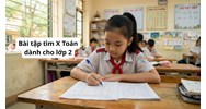 Bài tập tìm X Toán dành cho lớp 2