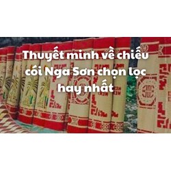 Thuyết minh về chiếu cói Nga Sơn chọn lọc hay nhất
