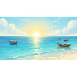 Tả cảnh biển vào buổi sáng sớm siêu hay Tập làm văn lớp 5