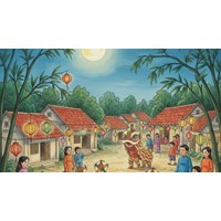 Tả hình ảnh quê hương trong đêm rằm Trung Thu siêu hay