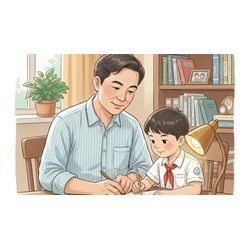 Bài văn Tả bố đang làm việc chọn lọc hay nhất Tập làm văn lớp 5