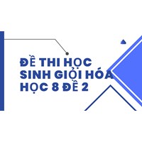 Đề thi học sinh giỏi Hóa học lớp 8 có đáp án chi tiết