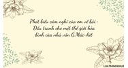 Phát biểu cảm nghĩ của em về bài: Đấu tranh cho một thế giới hòa bình của nhà văn G.Mác-két