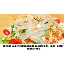 Gỏi sứa là gì? Cách làm gỏi sứa hấp dẫn, ngon - giòn - không tanh