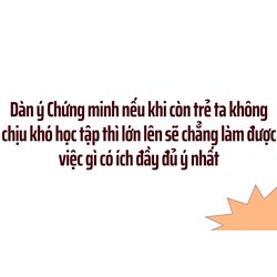 Dàn ý Chứng minh nếu khi còn trẻ ta không chịu khó học tập thì lớn lên sẽ chẳng làm được việc gì có ích đầy đủ ý nhất
