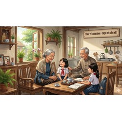 Kể về tình cảm của em đối với ông bà siêu hay, ấn tượng nhất