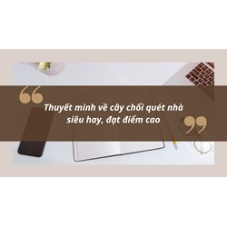 Thuyết minh về cây chổi quét nhà siêu hay, đạt điểm cao