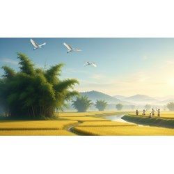 Đoạn văn tả cảnh quê hương em trong đó có một vài câu đặc biệt