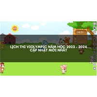 Lịch thi Violympic năm học ‎mới cập nhật chi tiết nhất