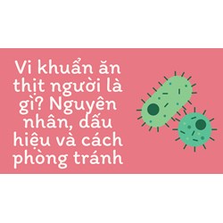 Vi khuẩn ăn thịt người là gì? Nguyên nhân, dấu hiệu và cách phòng tránh