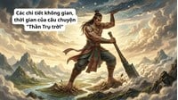 Các chi tiết không gian, thời gian của câu chuyện "Thần Trụ trời" - Ngữ văn lớp 10