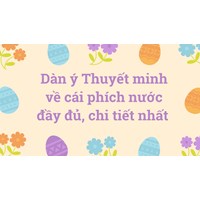 Dàn ý Thuyết minh về cái phích nước đầy đủ, chi tiết nhất