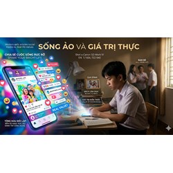 Nghị luận Phải chăng sống ảo có nguy cơ đánh mất giá trị thực?
