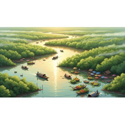 Cảm nhận của em về vùng Cà Mau qua bài Sông nước Cà Mau siêu hay
