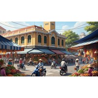 Thuyết minh về Chợ Bến Thành chọn lọc hay nhất, đạt điểm cao