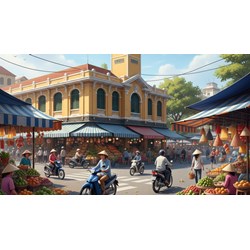 Thuyết minh về Chợ Bến Thành chọn lọc hay nhất, đạt điểm cao