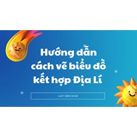 Hướng dẫn cách vẽ biểu đồ kết hợp Địa Lí